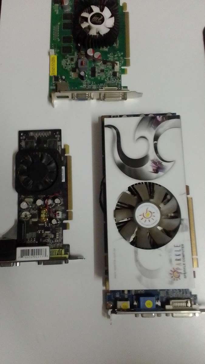 Graphics & Video Cards 3 x Working PCIE Graphics Cards for sale in
